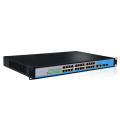 Le support d&#39;AP d&#39;IPC / VOIP / Wireless d&#39;OEM a monté des commutateurs de poe de 10 / 100M 48v 24 ports